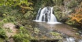 Waterfall in the Fairy Glen on the Black Isle in Scotland.