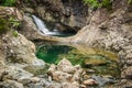 Waterfall at the Fairy Pools on the Isle of Skye in Scotland Royalty Free Stock Photo