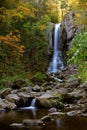 Waterfall at Far East Taiga Royalty Free Stock Photo