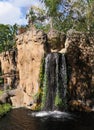 Waterfall at Fast Shutter Speed at Palm Beach Zoo