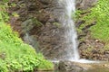 Waterfall of the Finsterbach at the Ossiacher lake Royalty Free Stock Photo