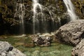 Waterfall in Fiordland National Park