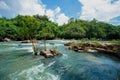 Waterfall, Flowing Water, River, Rock - Object, Stone - Object Royalty Free Stock Photo