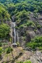 Waterfall and Footbridge