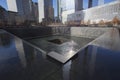 Waterfall Footprint of WTC, National September 11 Memorial, New York City, New York, USA Royalty Free Stock Photo