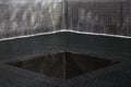 Waterfall Footprint of WTC, National September 11 Memorial, New York City, New York, USA Royalty Free Stock Photo