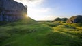 Gospel Pass and Lord Hereford`s Knob, near Hay-on-Wye, Wales Royalty Free Stock Photo