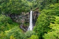 Waterfall in the forest landscape. Kegon falls in Nikko, Japan Royalty Free Stock Photo