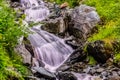 Waterfall in the forest Royalty Free Stock Photo