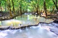 Waterfall in the forest in Thailand. Nakhon Si Thammarat