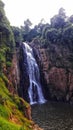 Waterfall in the forest Royalty Free Stock Photo