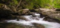 Great Smoky Mountain Waterfall Panorama Royalty Free Stock Photo