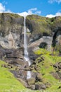 Waterfall Foss a Sidu in south Iceland