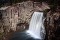 Long exposure of Rainbow falls in Devil`s postpile