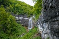 Waterfall in the french Jura mountains Royalty Free Stock Photo
