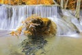 Waterfall in freshgreen forest Thailand