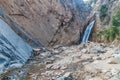 Waterfall in Garganta del Diablo valley near Tilcara village, Argenti Royalty Free Stock Photo