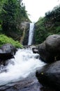 Rayap Waterfall is a beautiful place to visit with clear water and comes from mountain sources Royalty Free Stock Photo