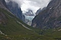 Waterfall, from Glacier Ice, near Juneau, Alaska Royalty Free Stock Photo