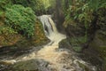 Glen Maye waterfall on Isle of Man Royalty Free Stock Photo