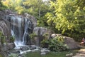 Waterfall in Golden Gate Park, San Francisco Royalty Free Stock Photo