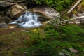 A Waterfall at By Gone By Ways, Washington State Royalty Free Stock Photo