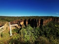 Waterfall and gorge view