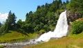 Norway waterfall Royalty Free Stock Photo