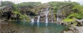 Waterfall Grand Galet at island La Reunion Royalty Free Stock Photo