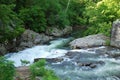 Waterfall in Great Smoky Mountains National Park, Tennessee Royalty Free Stock Photo