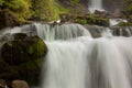 Waterfall in green nature