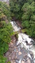 Waterfall at green Route Railway Trek, Sakleshpur, Karnataka Royalty Free Stock Photo