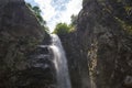 Waterfall Gveleti in Georgia in the summer