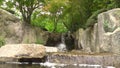Waterfall in Hamburg planten un blomen park