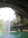 Waterfall at Hamilton Pool Preserve near Austin Texas Royalty Free Stock Photo