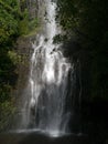 Waterfall on Hana Highway Maui Hawaii Royalty Free Stock Photo