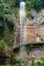 Waterfall in the Harau Valley. Royalty Free Stock Photo