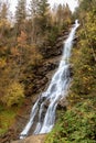 Waterfall in Hart in Zillertal valley, Austria Royalty Free Stock Photo