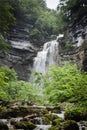 Waterfall of The Herisson, France Royalty Free Stock Photo