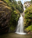 Waterfall in Himalayas: Nature landscape Royalty Free Stock Photo