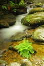 Waterfall on Hoar Oak River Royalty Free Stock Photo