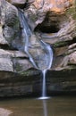 Waterfall at Hocking Hills S.P. Royalty Free Stock Photo