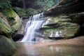 Waterfall, Hocking Hills State Park Royalty Free Stock Photo