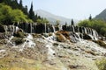 Waterfall of Huanglong national park Royalty Free Stock Photo