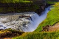 Waterfall on the Hvitau River Royalty Free Stock Photo