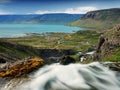 Waterfall in Iceland