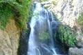 Waterfall. Image of magnificent waterfall flowing from the depths of the forest. Sudusen waterfall. Yalova, Turkey Royalty Free Stock Photo