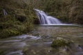 Waterfall at Irus in Springtime Royalty Free Stock Photo