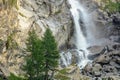 Waterfall in the Italian Alps Royalty Free Stock Photo