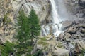 Waterfall in the Italian Alps Royalty Free Stock Photo